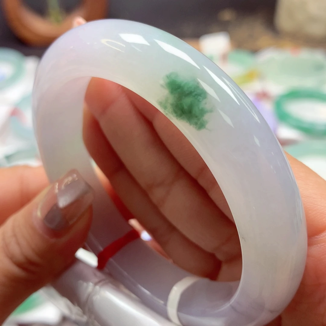 翡翠手镯未镶嵌58正39号88