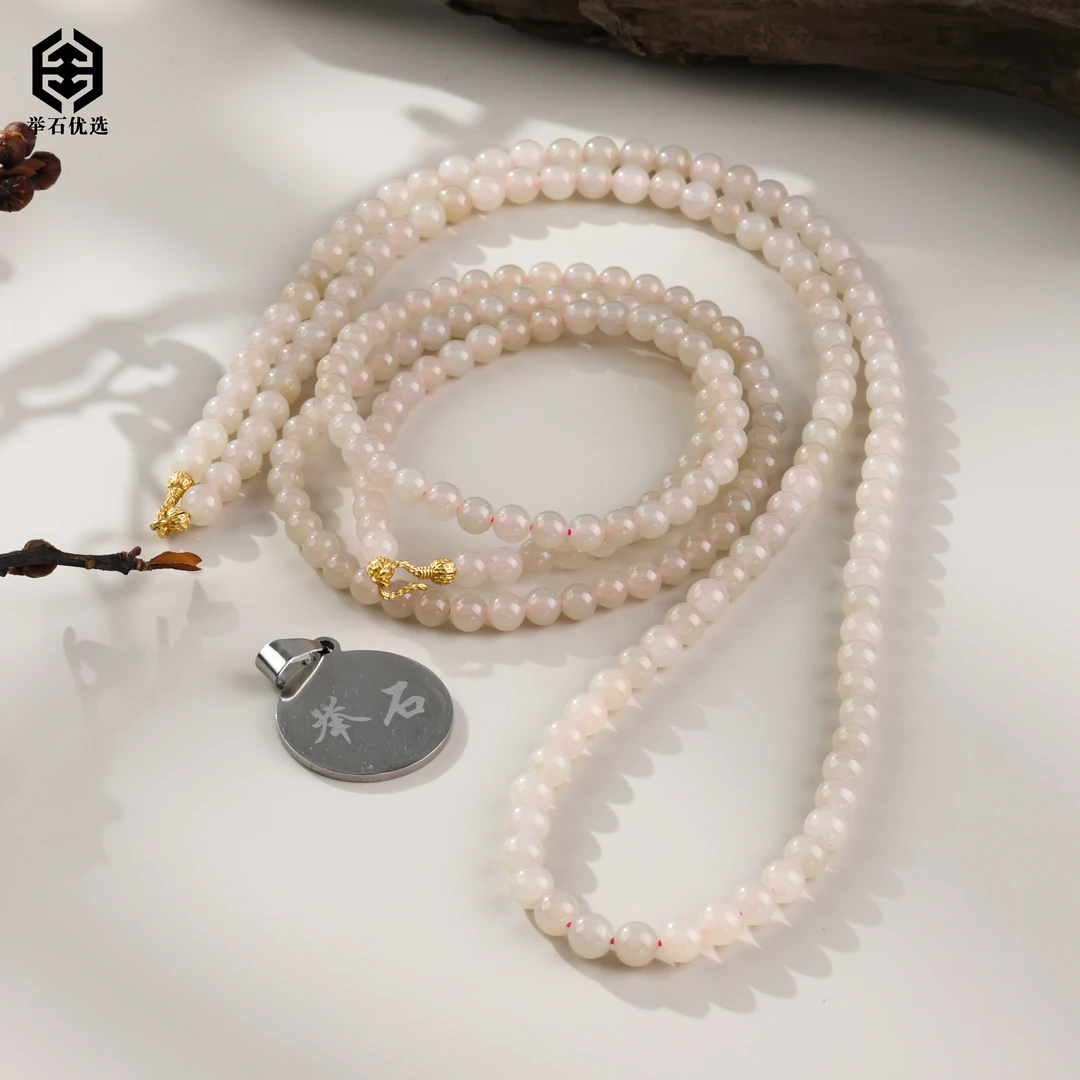 【举石优选】H0525-S3793-109和田玉珠串（一件/多样性发/约5mm）Y