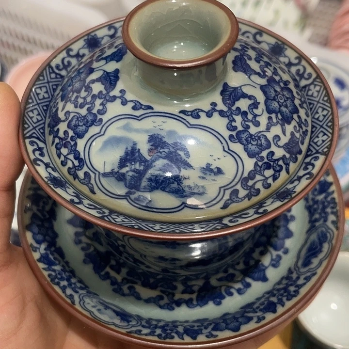 摆件陶景德镇陶瓷主人杯1333