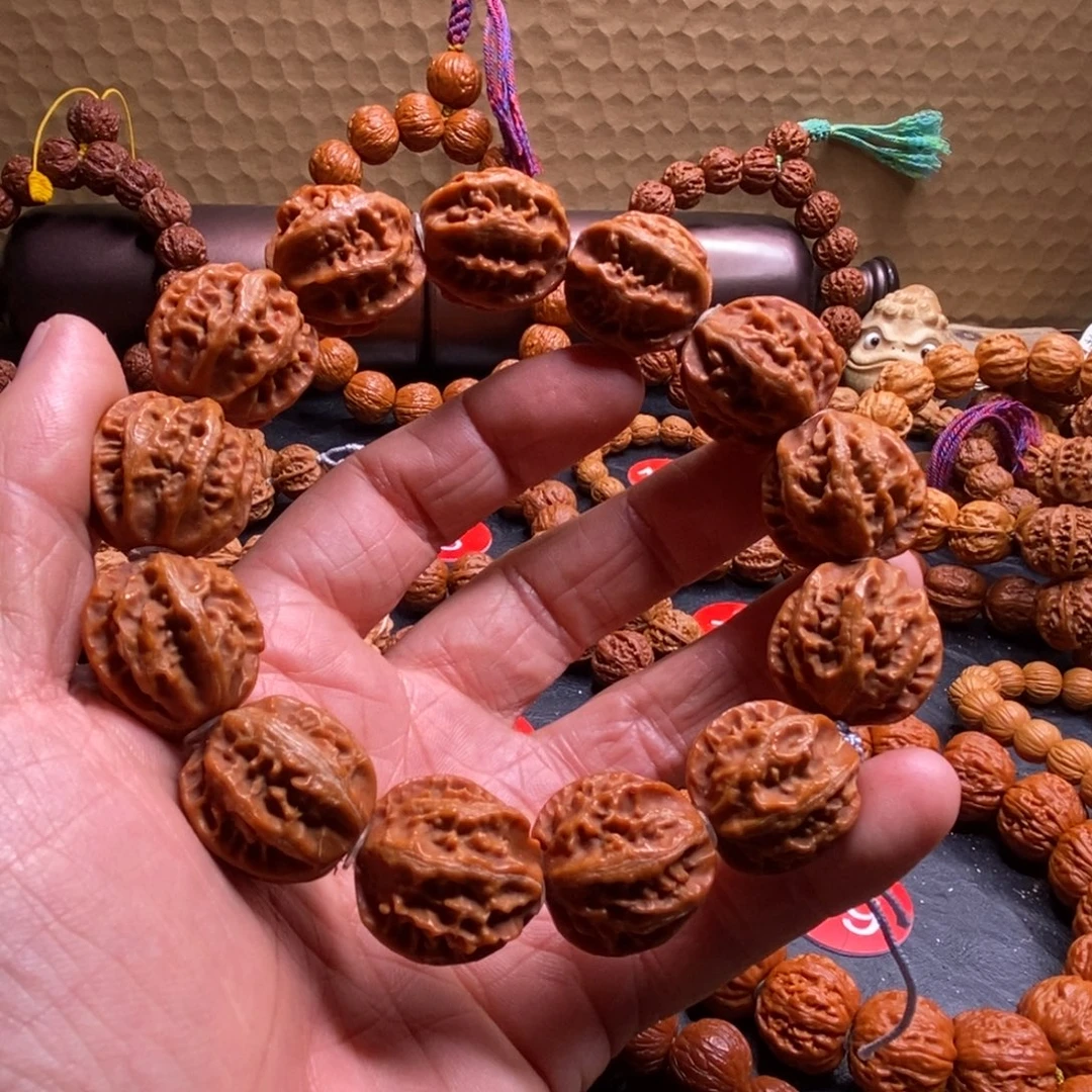 文玩核桃手串龙脊纹