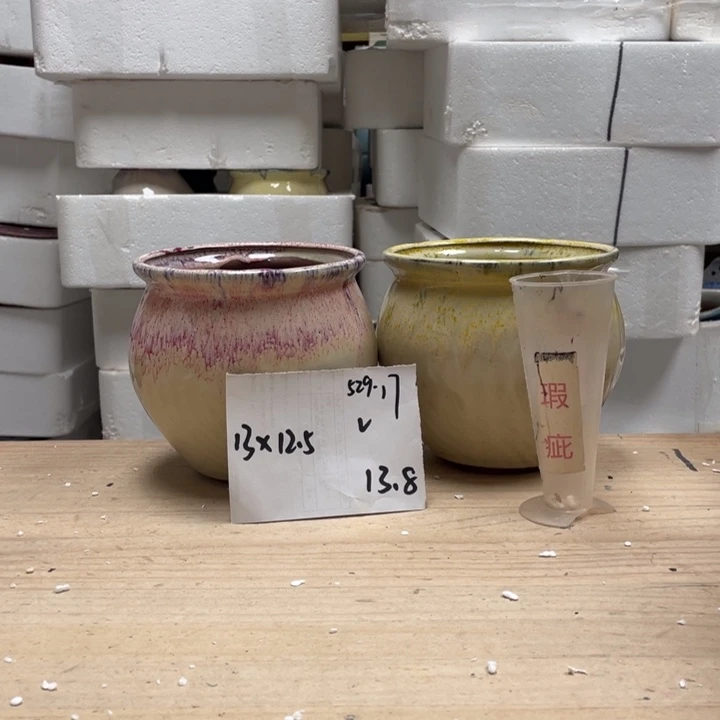 紫砂花盆多肉花盆微瑕17