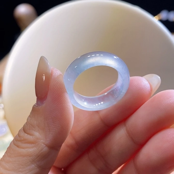 翡翠未镶嵌吊坠(不含链)翡翠高冰戒指