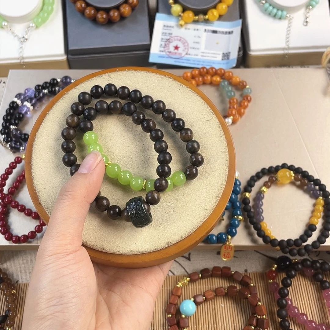 和田玉手饰银S925镀金镶嵌