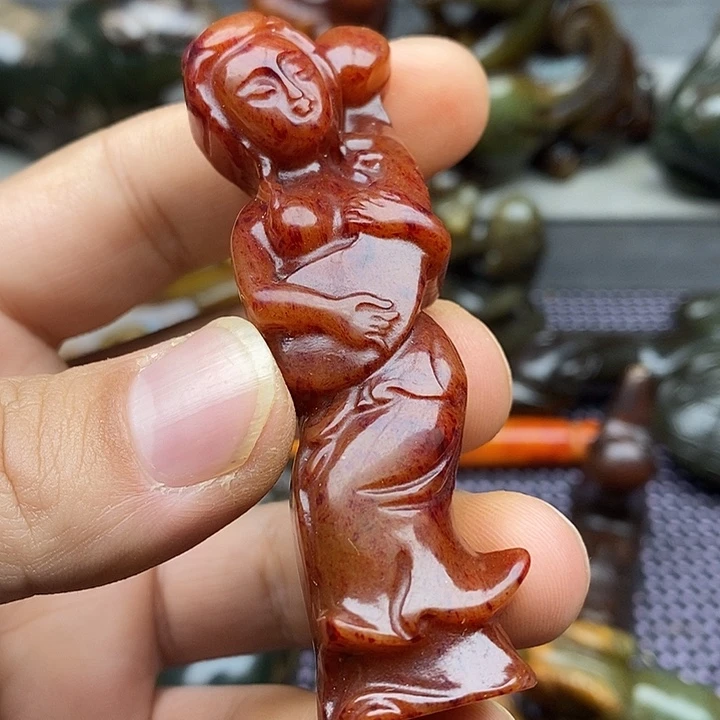 未镶嵌蛇纹石玉颈饰