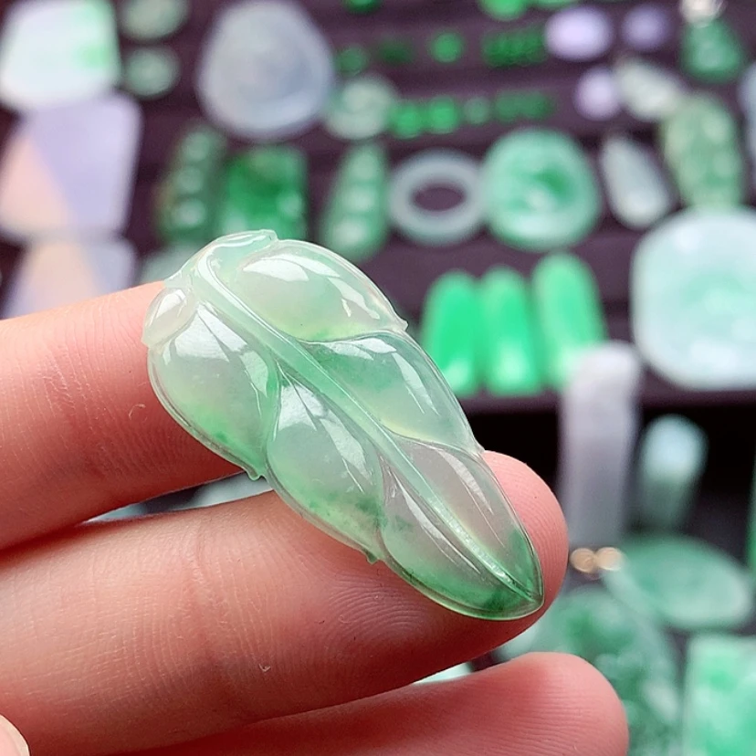 【闪购商品】吊坠(不含链)未镶嵌翡翠叶子