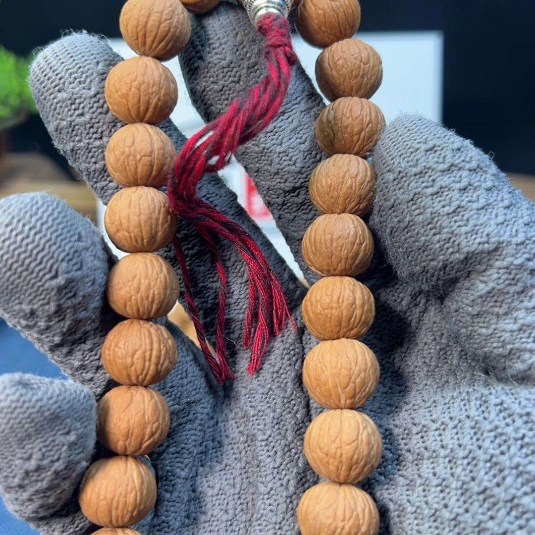 猴头核桃吊坠古*凤羽手持