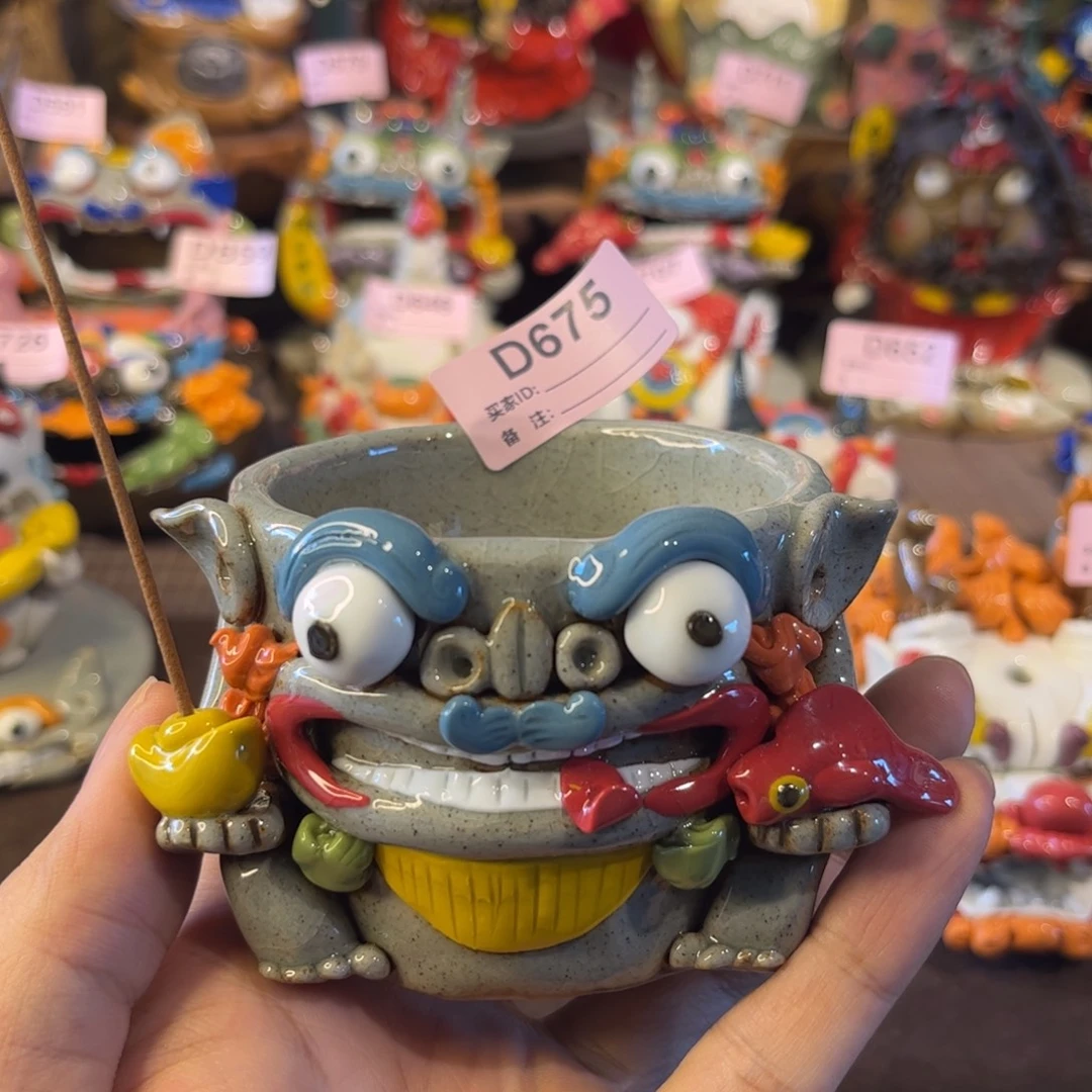 泥塑纯手工茶宠摆件