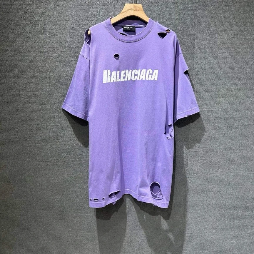 未使用 Balenciaga/巴黎世家 (pm)虫洞大破坏短袖T恤 xxs码/9762