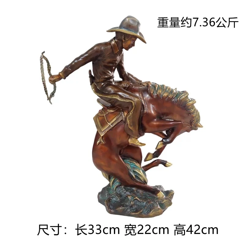 【本尼家】Q115铜雕塑摆件创意家居装饰33*22*42cm