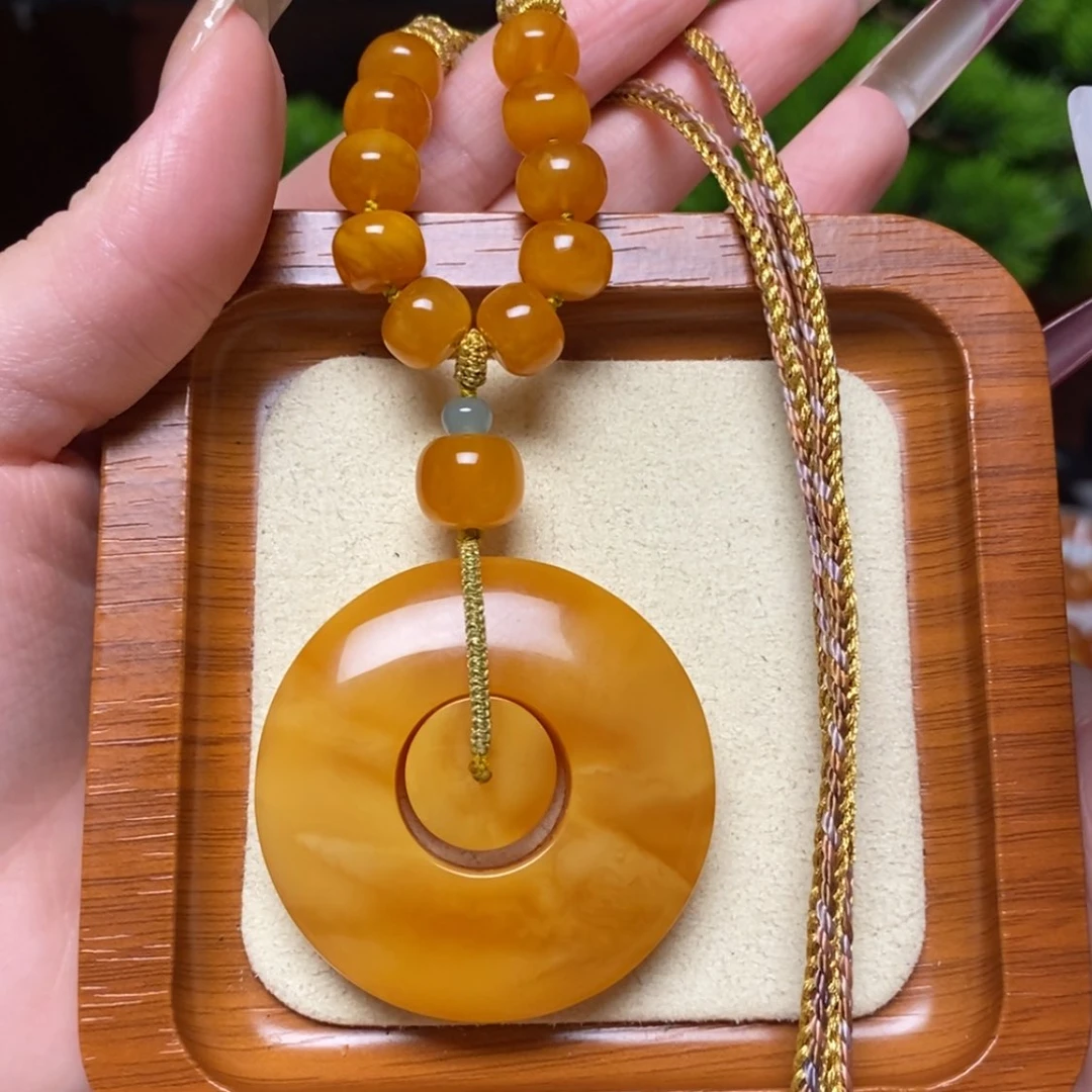 【闪购商品】蜜蜡颈饰未镶嵌项链