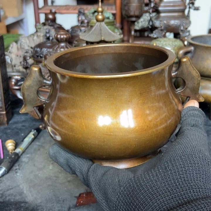金****）铜器工艺品摆件香炉摆件