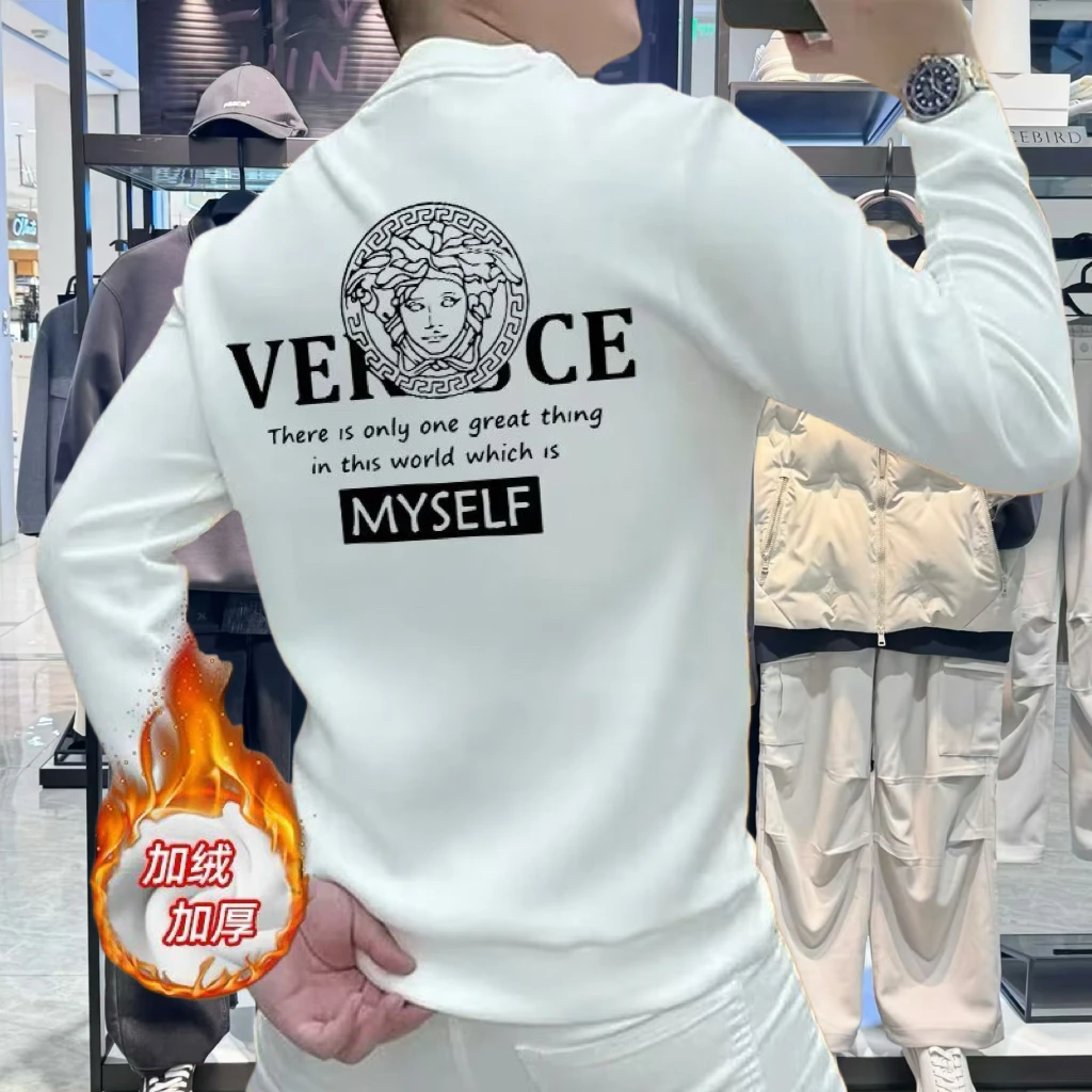 男生加绒加厚卫衣