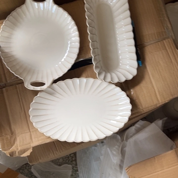 瓷片默认瑕疵商品贝壳3件套