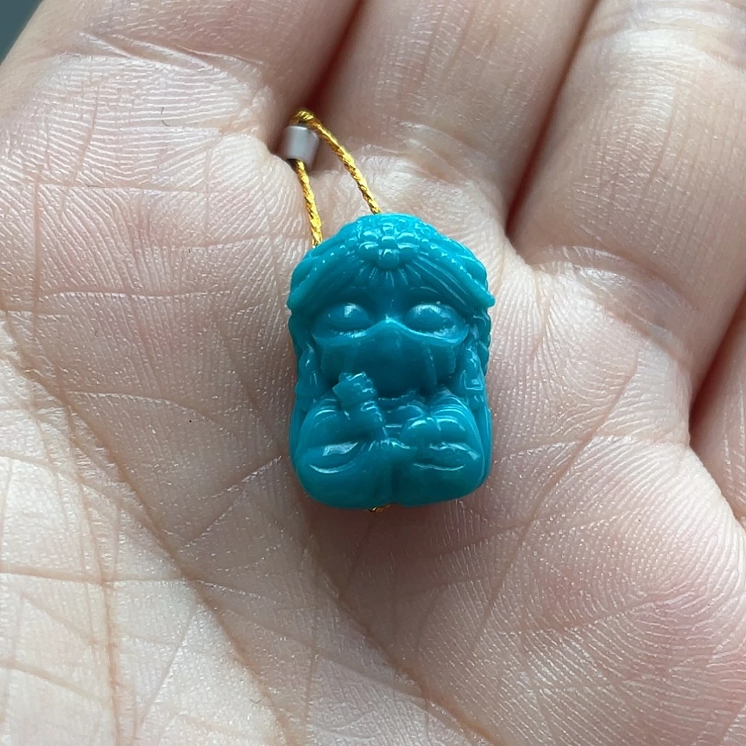 绿松石未镶嵌颈饰
