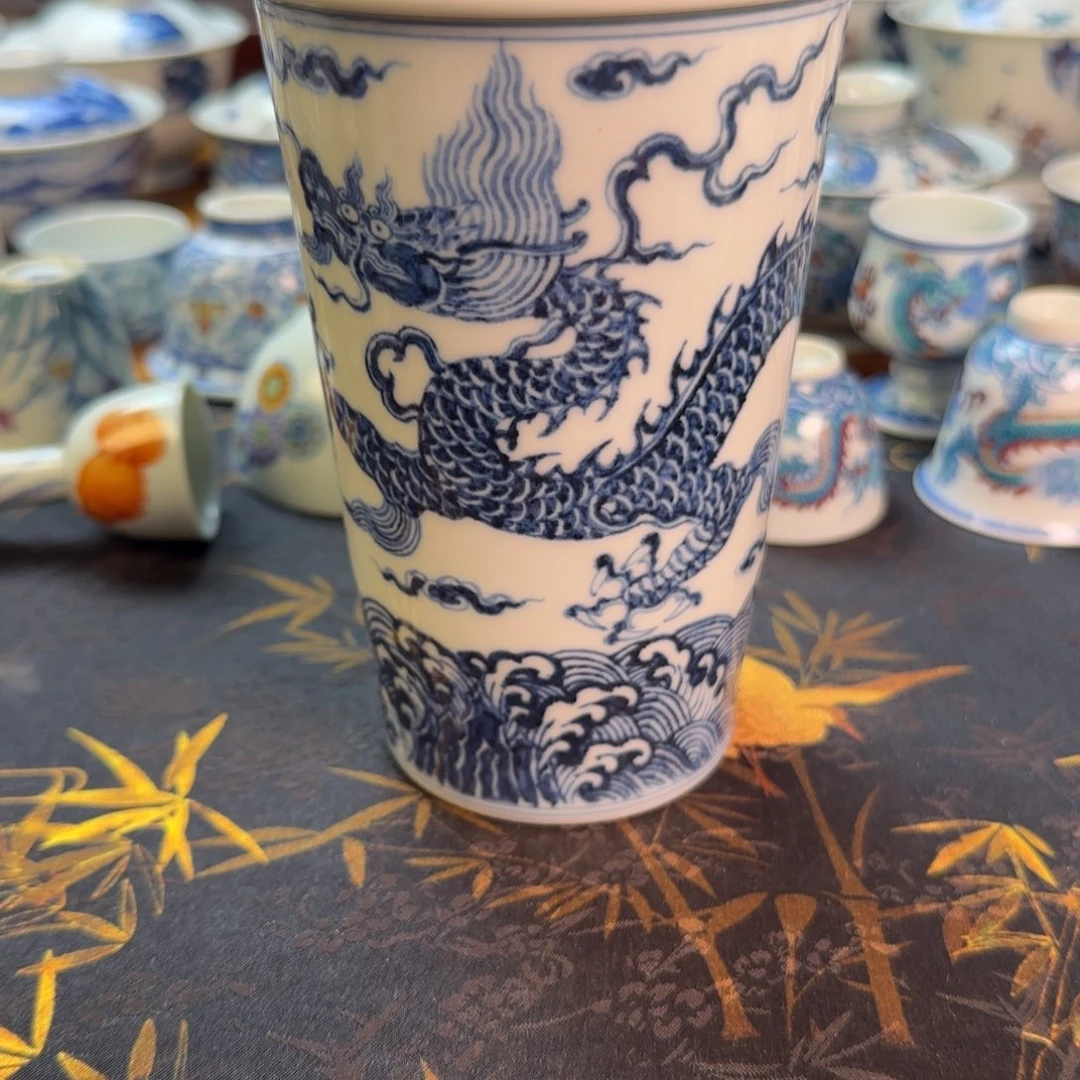 大可乐龙纹杯子杯子杯