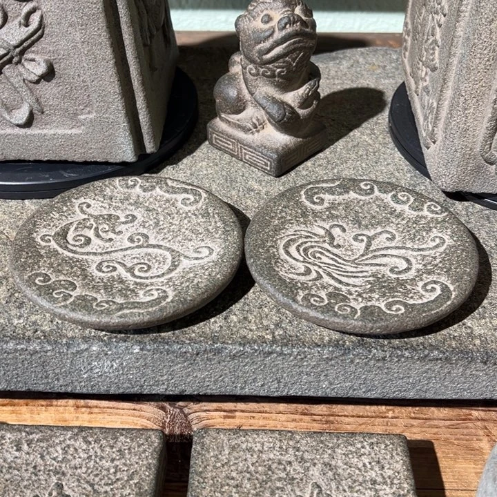 石材1***厅石碟子福建青石