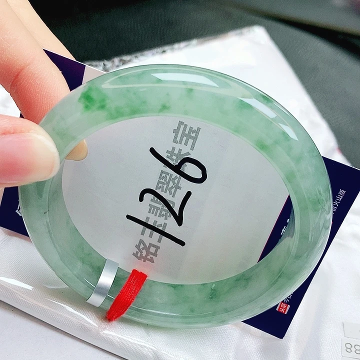 翡翠未镶嵌手镯缅甸天然a货翡翠手镯