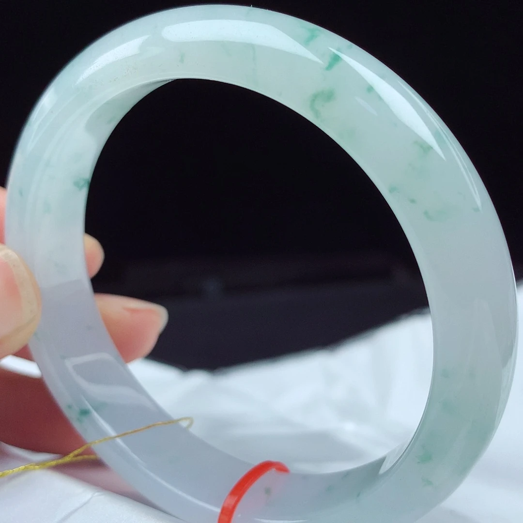 未镶嵌手镯翡翠57圈1001