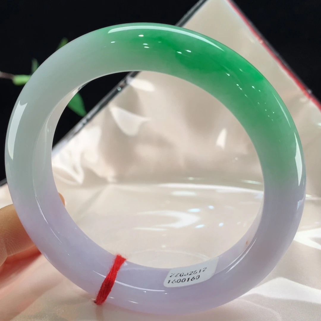 翡翠未镶嵌手镯0160