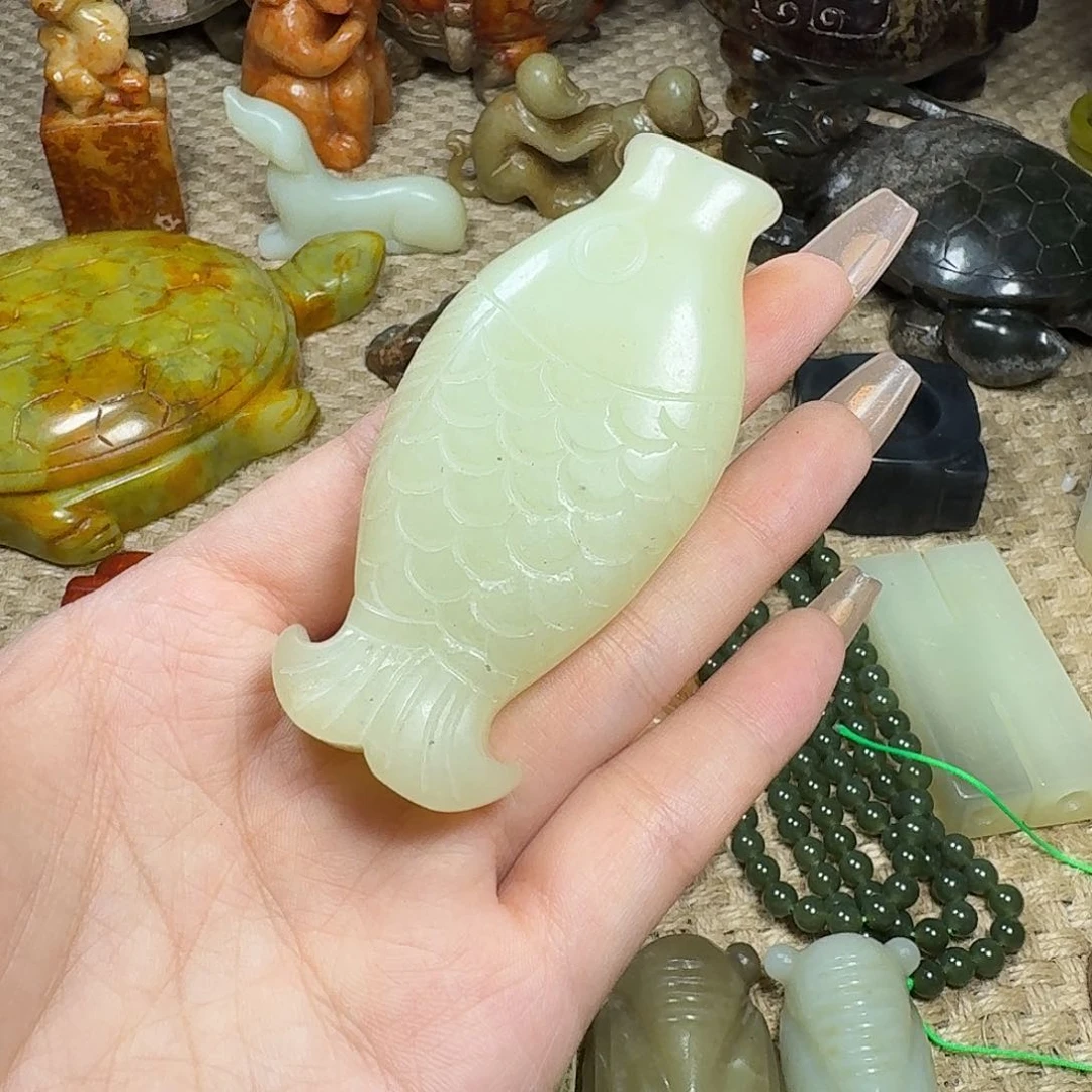 白玉菩提吊坠挂件
