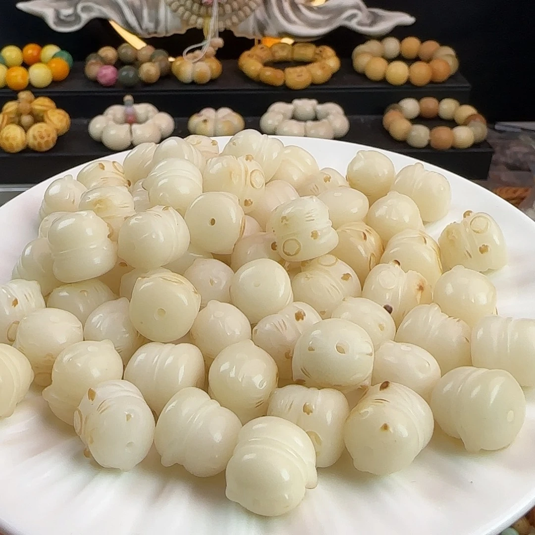 菩提根/象牙果吊坠瑕疵卡15炭烤招财猫100颗