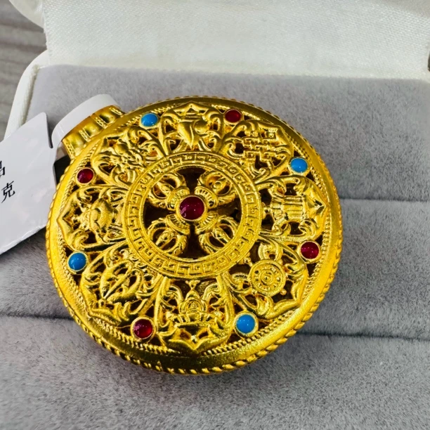 【北北专享】足金999饰品 罗盘吊坠 4.08 GP