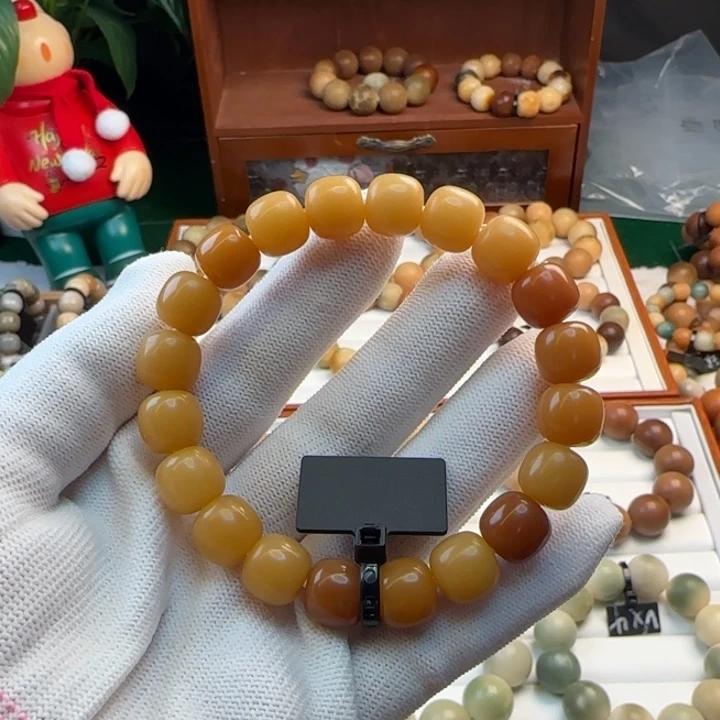 菩提根/象牙果手串卡11桶珠全品