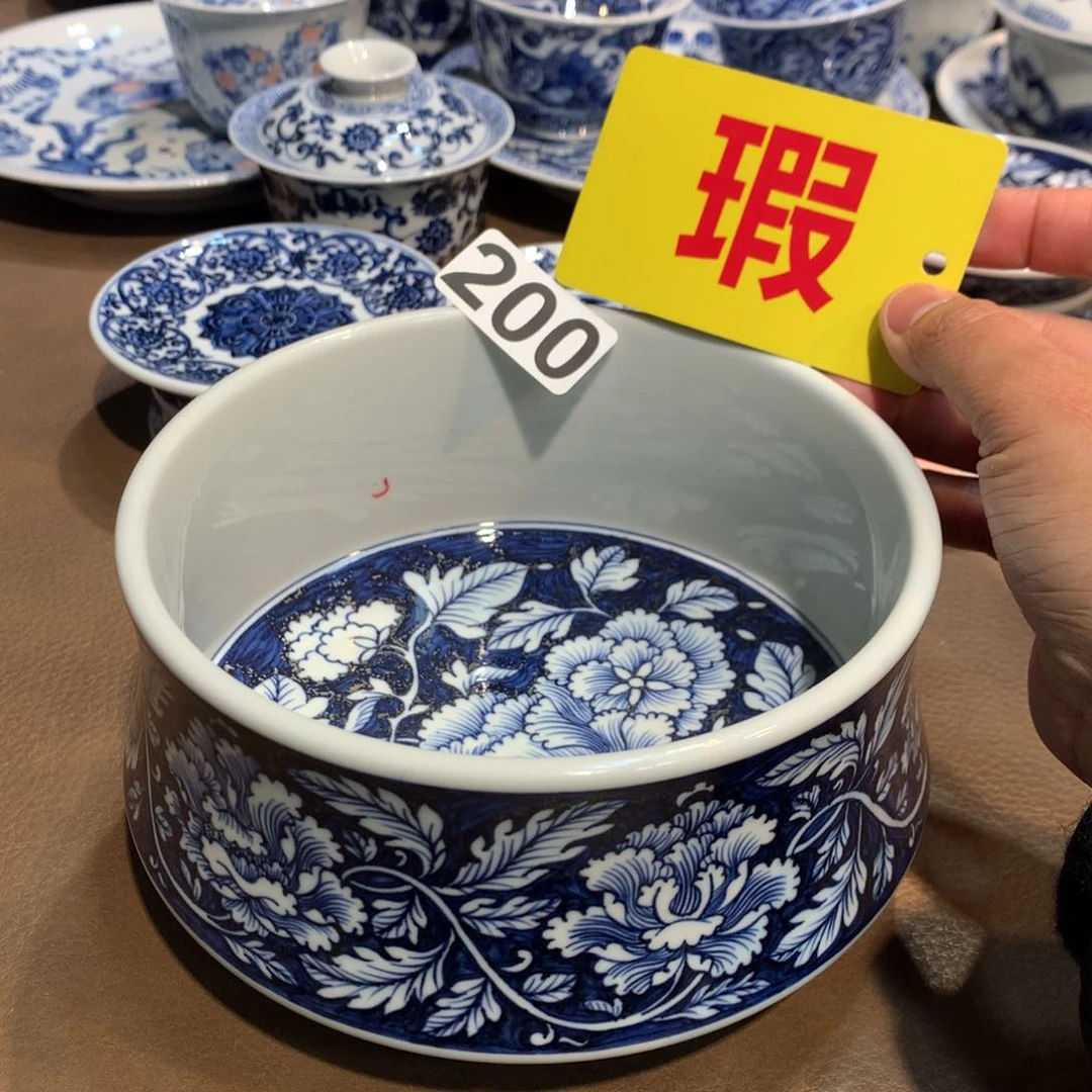 陶瓷陶瓷陶瓷陶瓷黄*橙牡丹水洗
