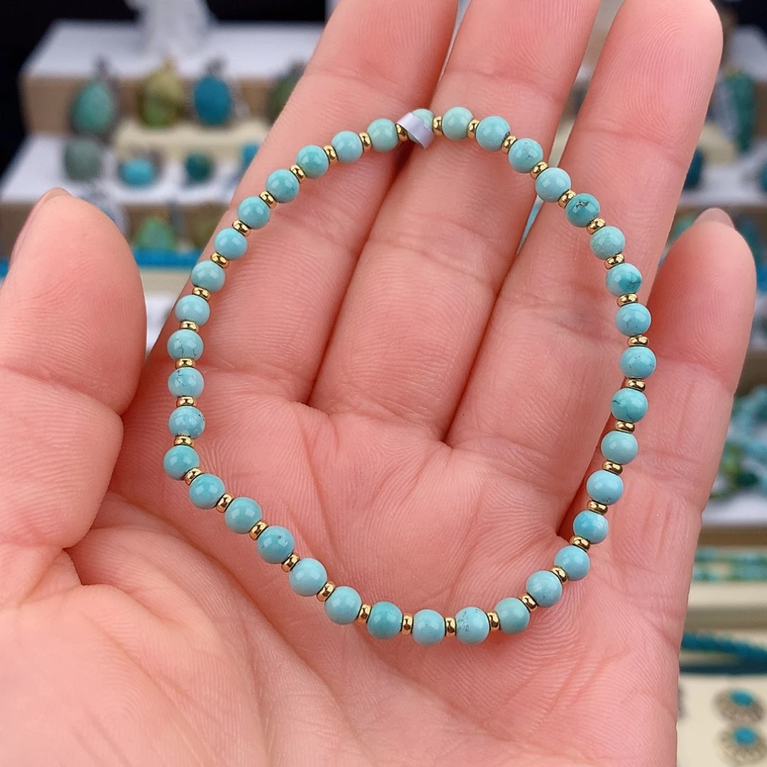 绿松石未镶嵌手链