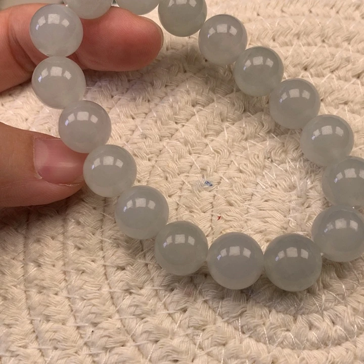 翡翠未镶嵌颈饰天然翡翠手串