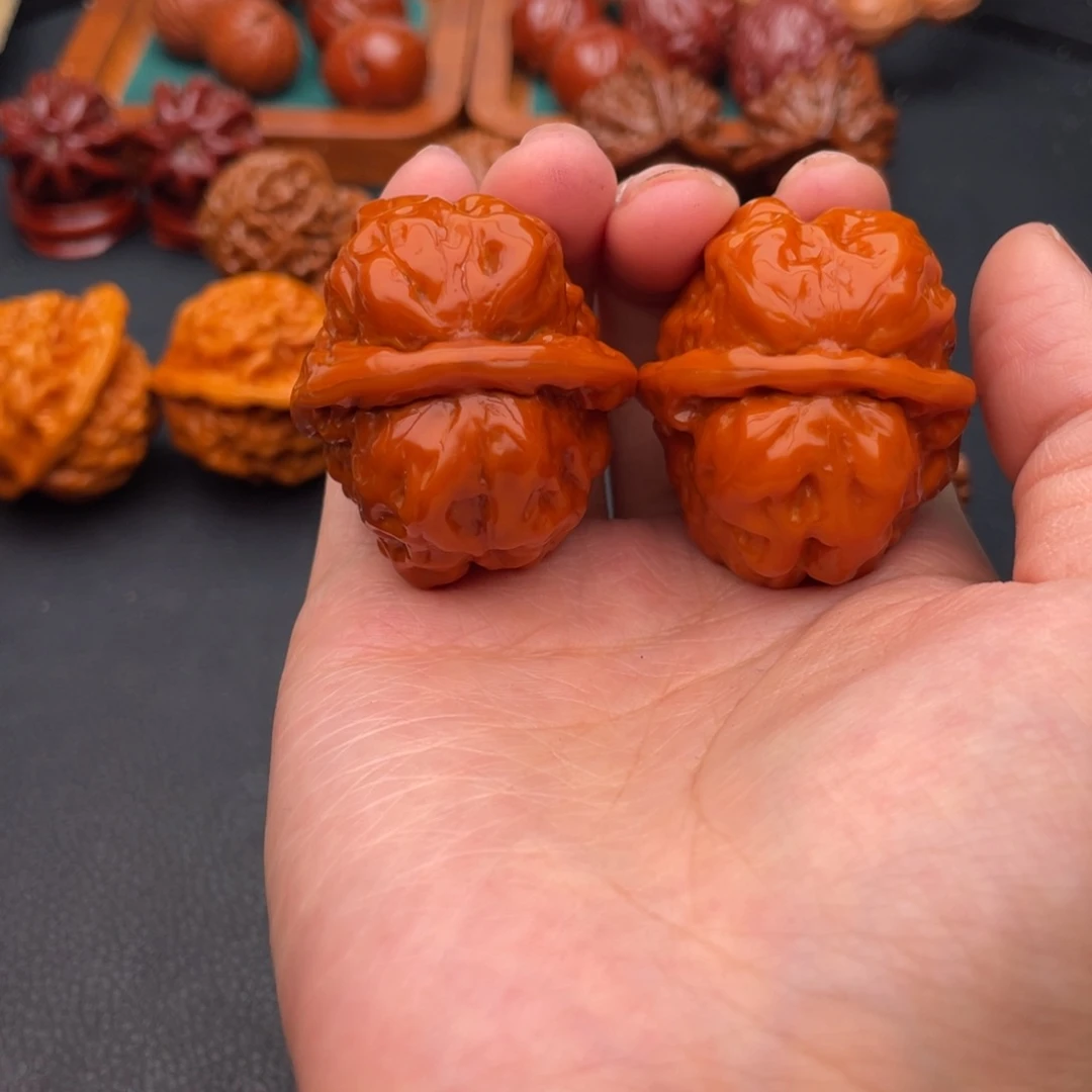 文玩核桃把件蛤蟆头