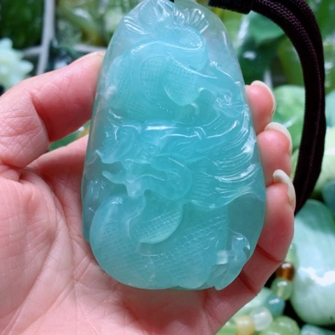 蛇纹石玉未镶嵌手把件