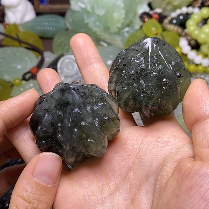 岫玉未镶嵌岫玉挂件