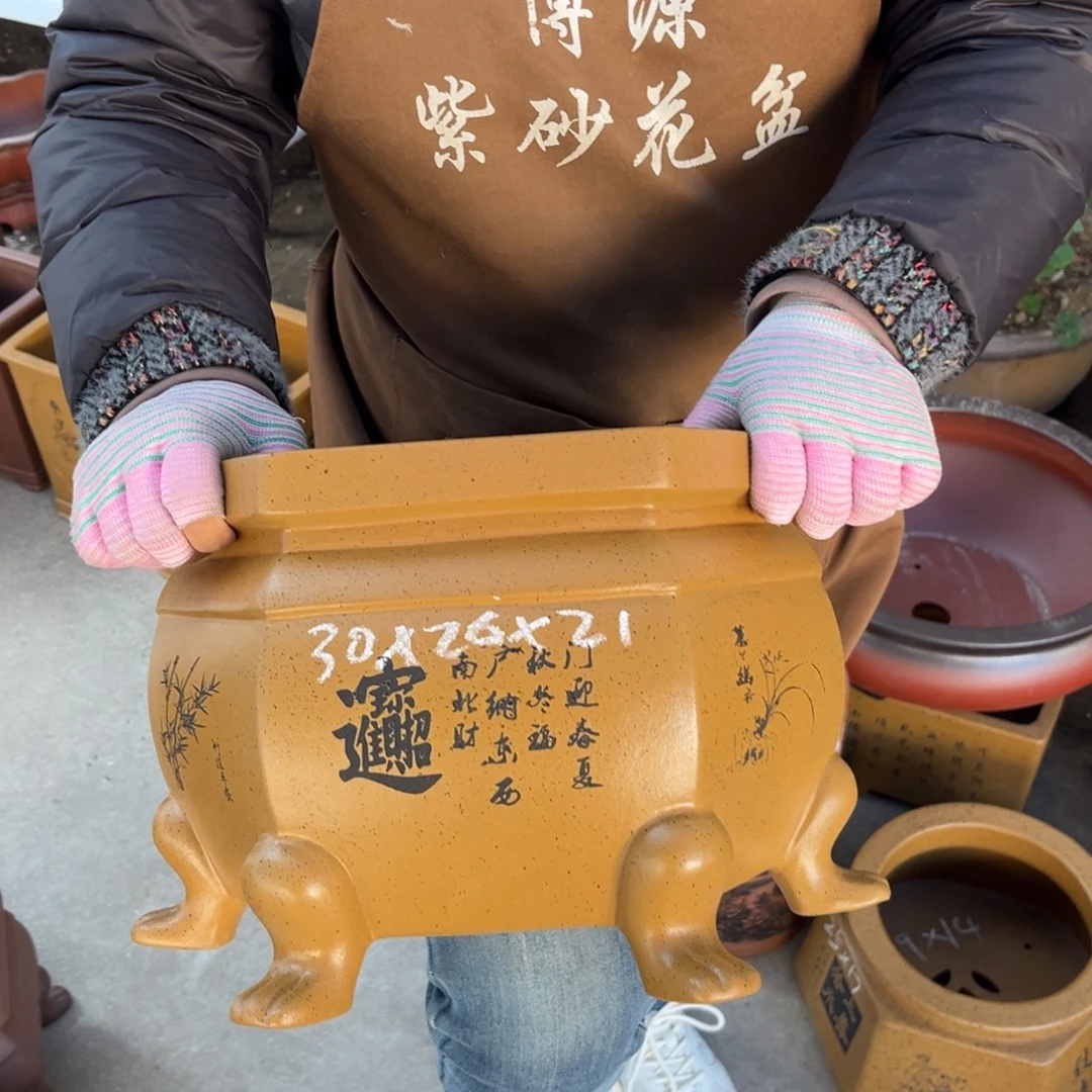 紫砂花盆盆景艺术