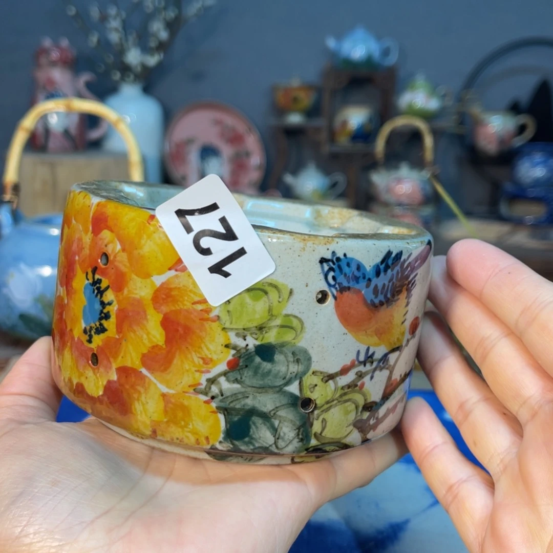 杯素浅陶瓷手工手绘