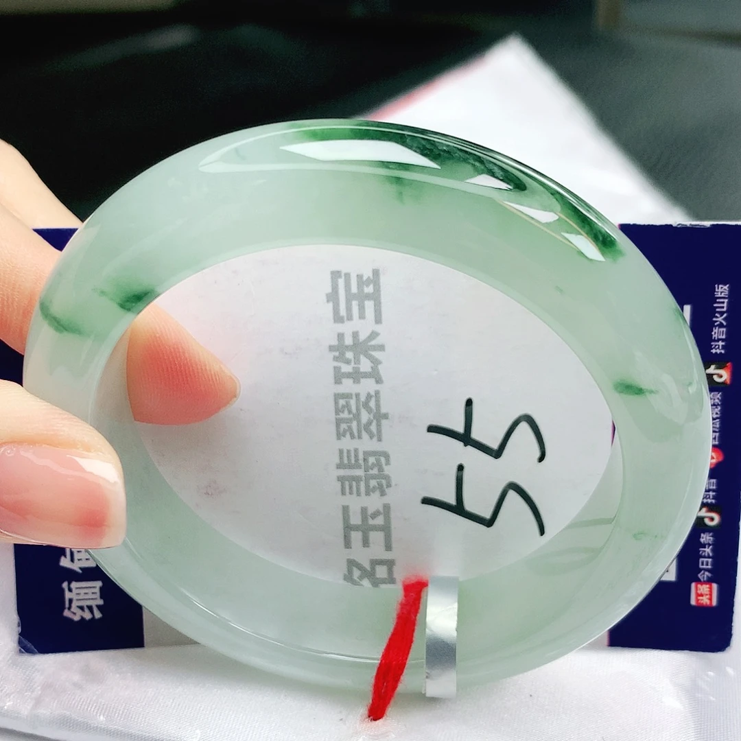 翡翠未镶嵌手镯缅甸天然a货翡翠手镯