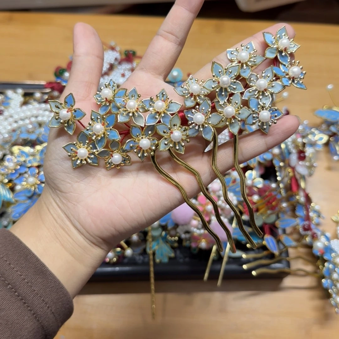 醋酸铁合金鹅毛仿点翠