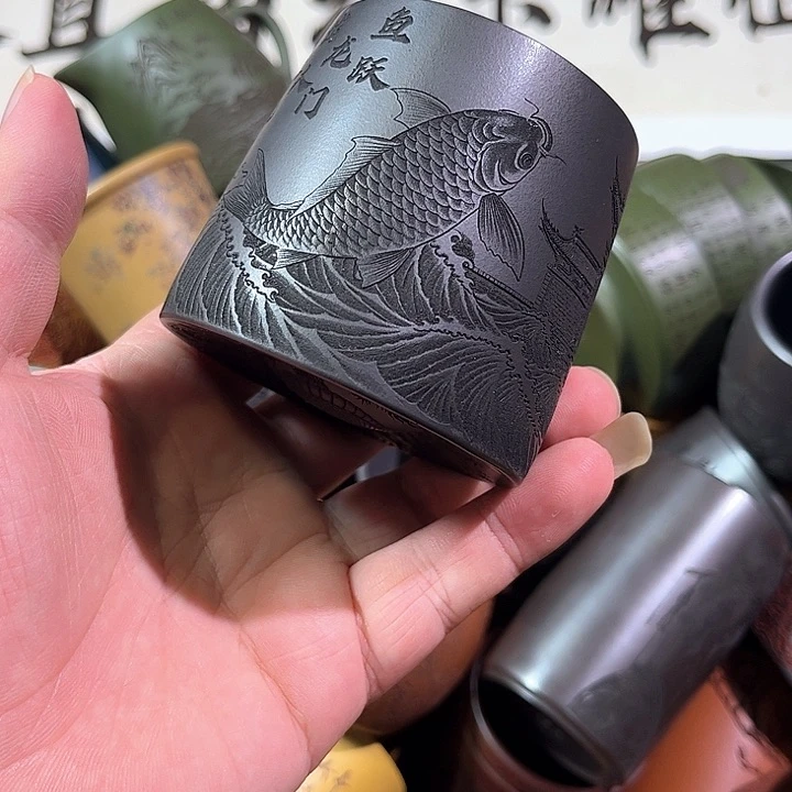 茶杯紫砂全手工紫砂主人杯