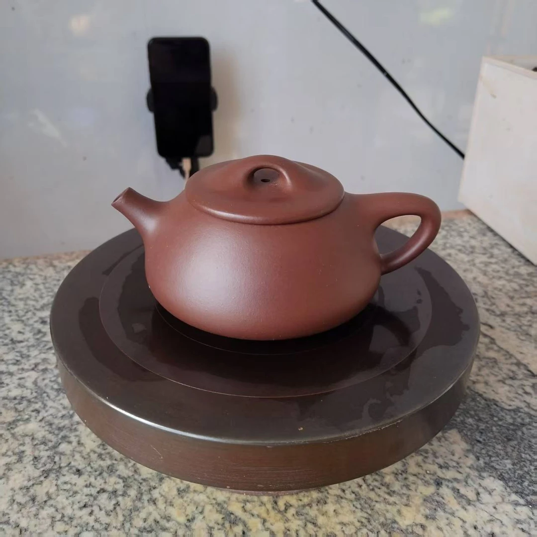 红泥紫泥段泥子冶石瓢紫砂壶石瓢壶泡茶紫砂茶壶（300cc以下）