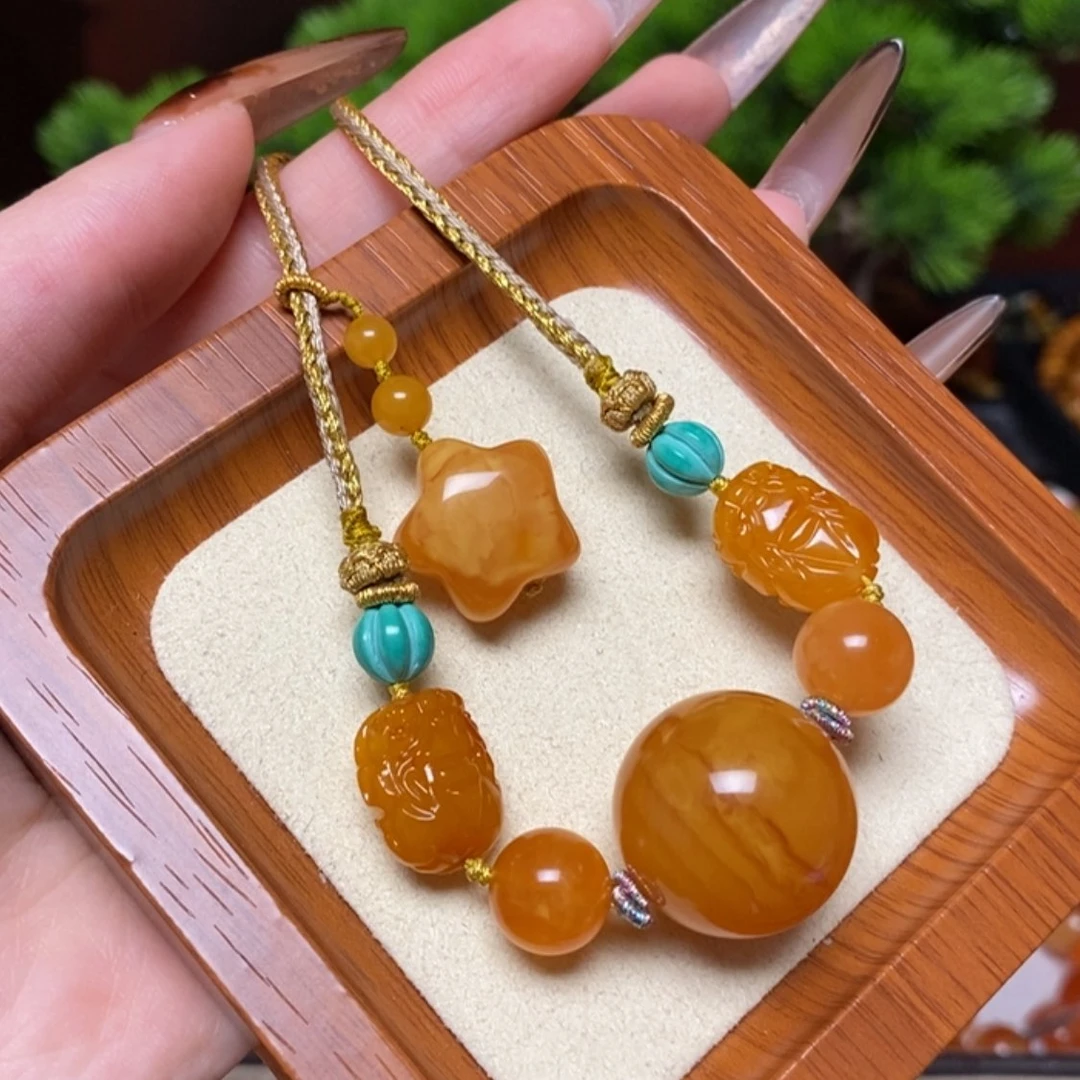 【闪购商品】手链蜜蜡未镶嵌项链