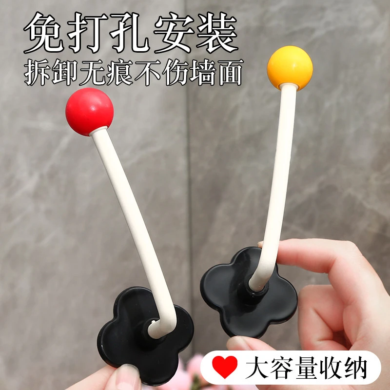 卫生间头绳发圈收纳发绳皮筋发箍头箍多层挂钩发饰抓夹发夹挂架