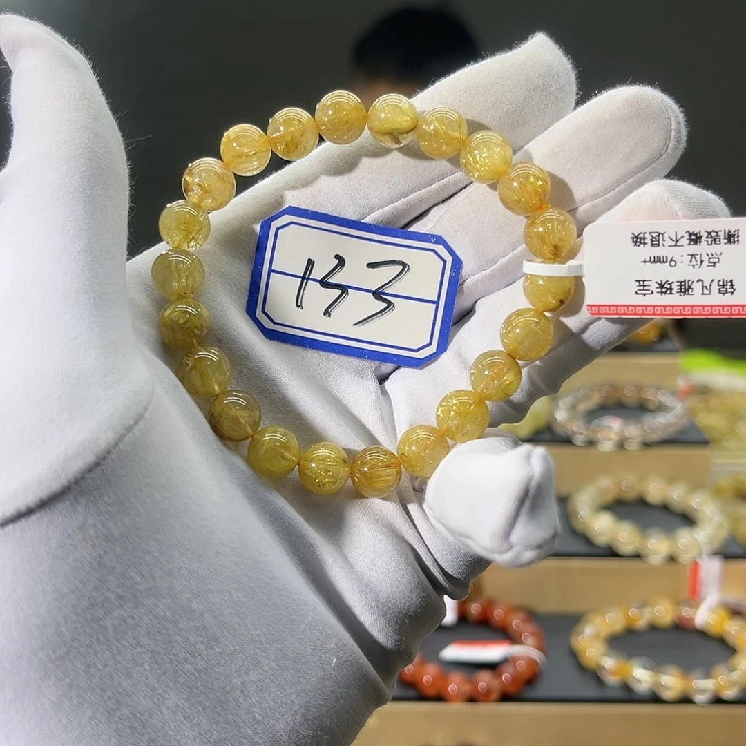 水晶手链未镶嵌晶莹剔透