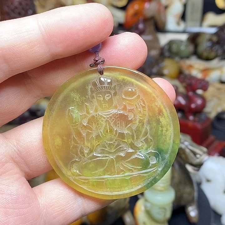 软玉未镶嵌吊坠(不含链)