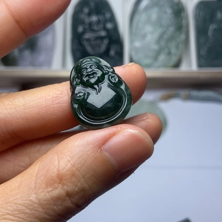 翡翠未镶嵌挂件翡翠