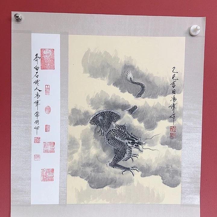 国画冯伟老师手绘作品