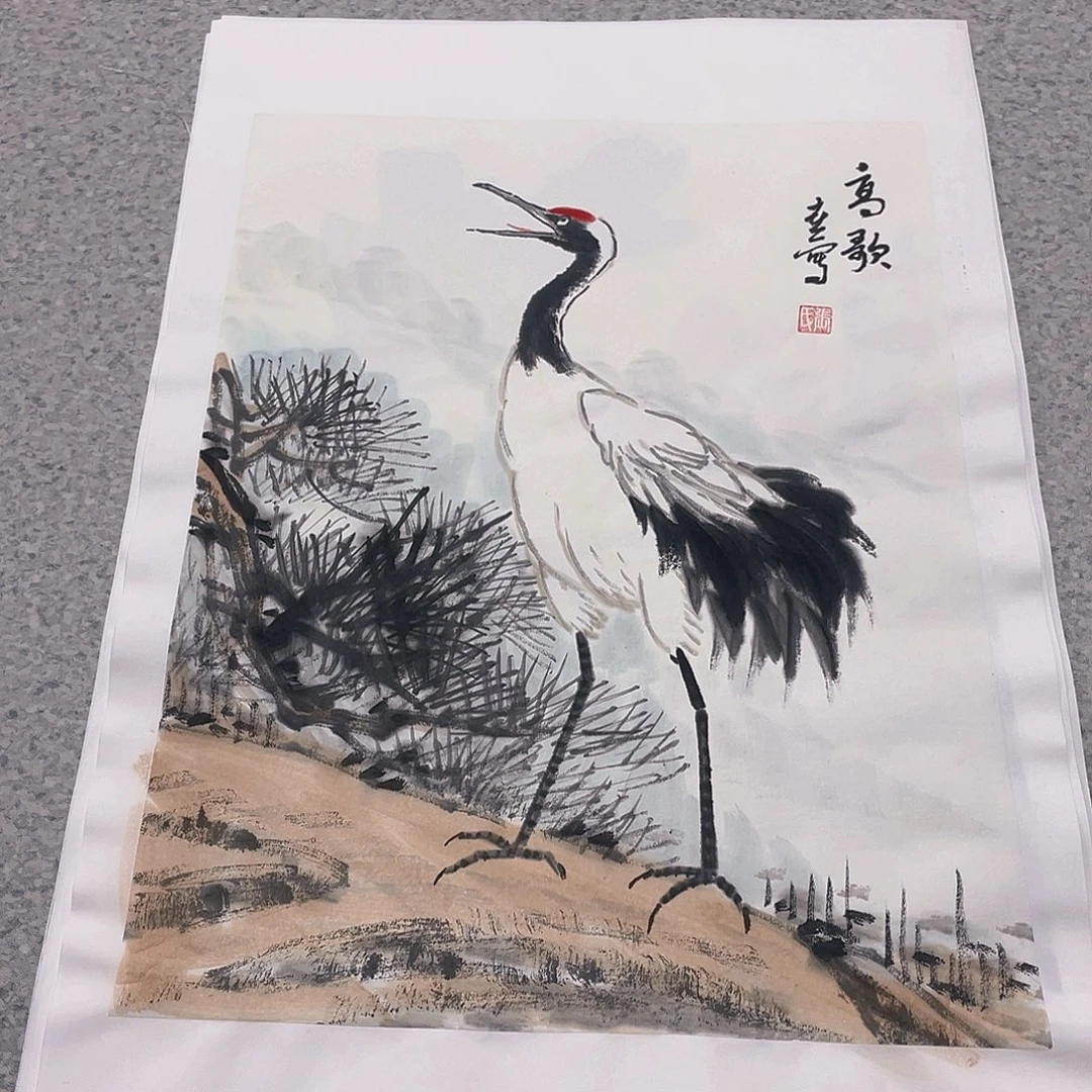 国画1.4平尺国画作品