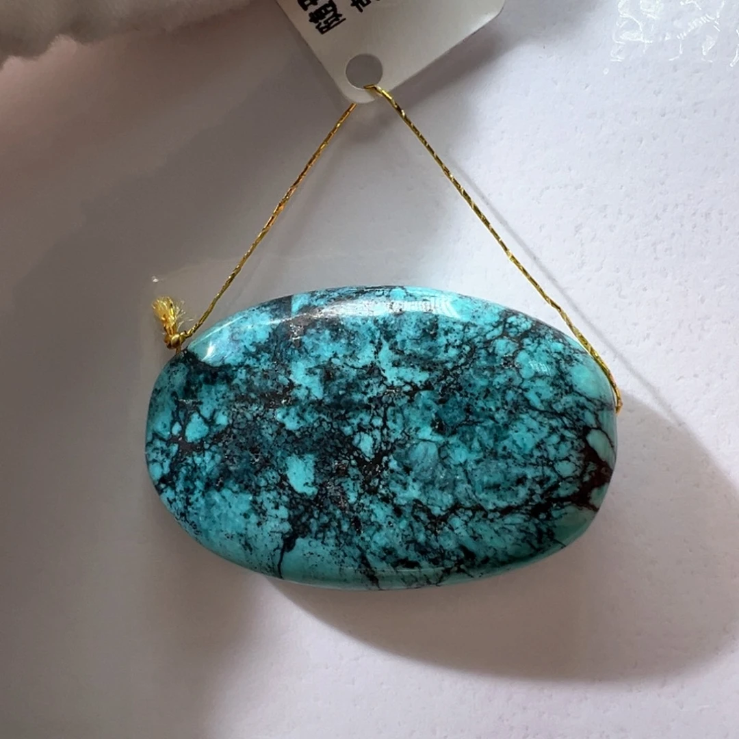 绿松石未镶嵌挂件
