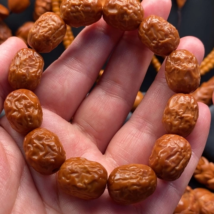 橄榄核手串大枣串