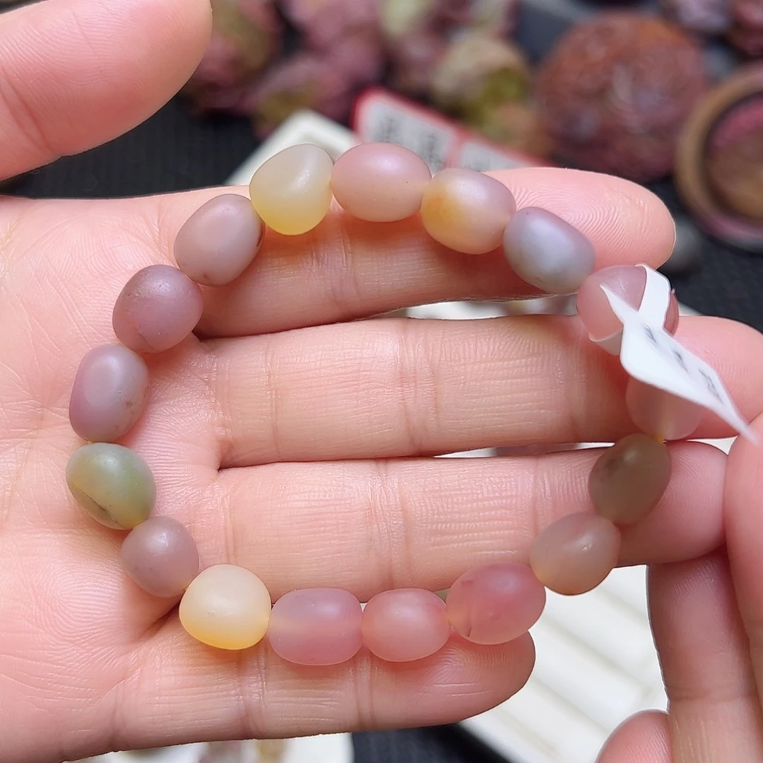 玛瑙/玉髓未镶嵌定制手串