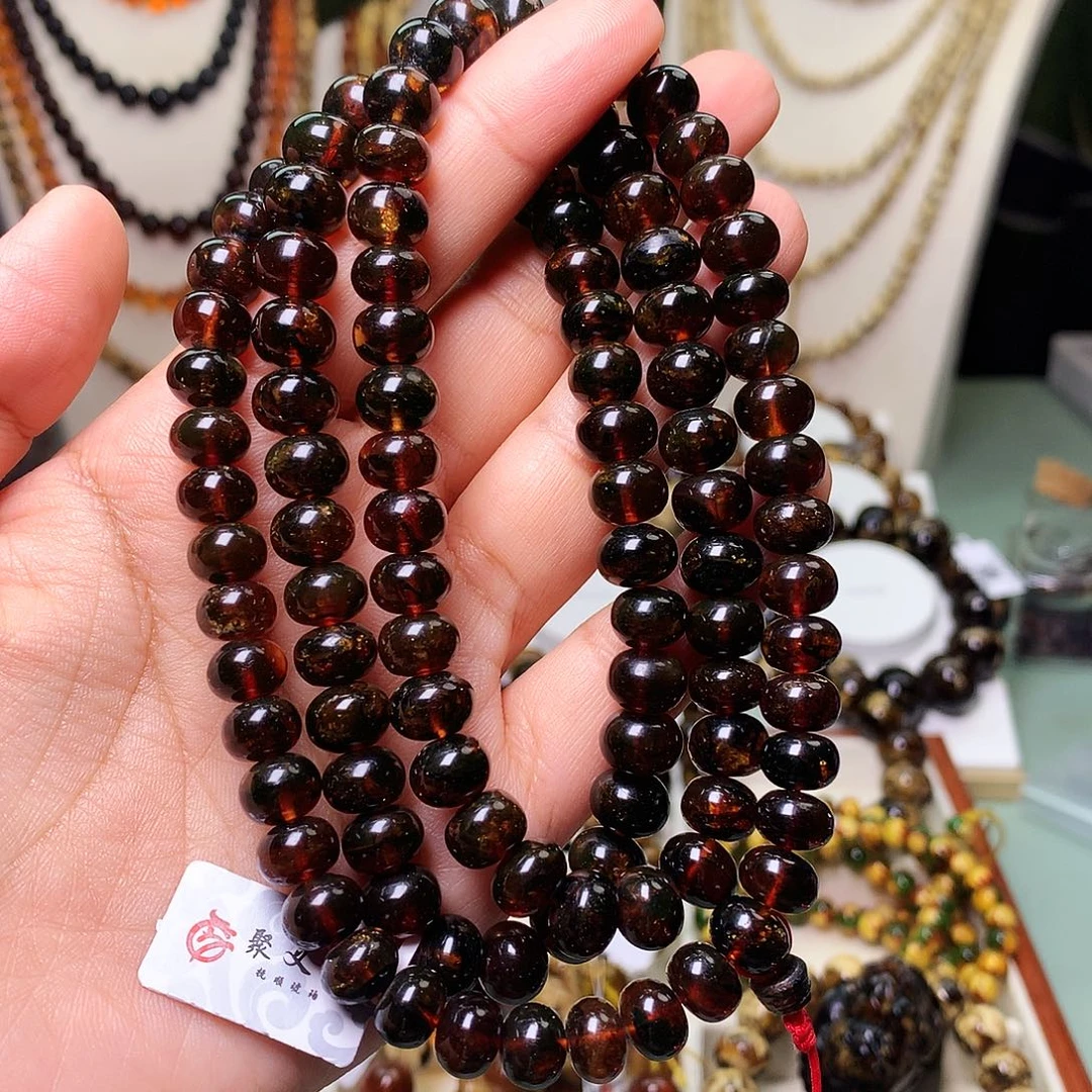 琥珀未镶嵌裸石血翳9-648